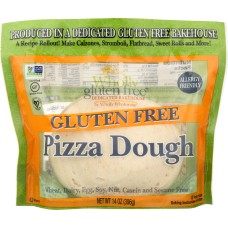 WHOLLY WHOLESOME: Pizza Dough Gluten Free, 14 oz