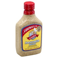WOEBER: Mustard Sandwich Pal Horseradish, 16 oz