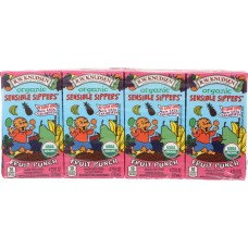 KNUDSEN: Organic Sensible Sippers Fruit Punch 8 Packs, 33.84 oz