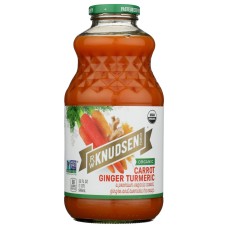 KNUDSEN: Juice Turmeric Ginger Carrot Organic, 32 oz
