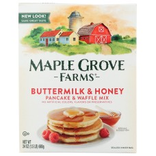 MAPLE GROVE: Mix Pancake Buttermilk Honey, 24 oz
