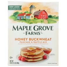 MAPLE GROVE: Mix Pancake Buckwheat Honey, 24 oz