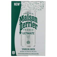 MAISON PERRIER: Ultimate Unflavored Sparkling Water 8pk, 89.2 fo