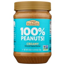 CRAZY RICHARD: Peanut Butter Creamy, 26 OZ