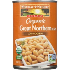 WESTBRAE: Organic Great Northern Beans, 15 oz