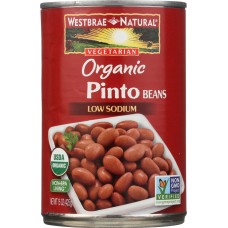 WESTBRAE: Natural Organic Pinto Beans, 15 oz
