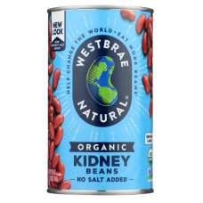 WESTBRAE: Natural Vegetarian Organic Kidney Beans, 25 Oz