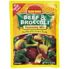 SUNBIRD: Mix Seasoning Beef and Broccoli, 1 oz