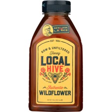 LOCAL HIVE: Raw & Unfiltered Wildflower Honey, 16 oz