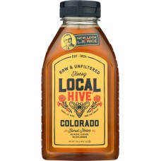 LOCAL HIVE: Raw & Unfiltered Colorado Honey, 16 oz