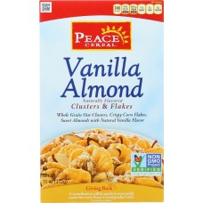 PEACE CEREAL: Cereal Vanilla Almond, 11 oz