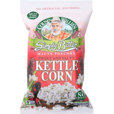 COUSIN WILLIES SIMPLY BETTER: Popcorn Kettle Corn Sweet and Salty, 1 oz