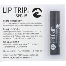 MOUNTAIN OCEAN: Lip Trip SPF-15, 0.165 Oz