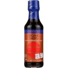 SAN-J: Organic Shoyu Naturally Brewed Soy Sauce, 10 oz