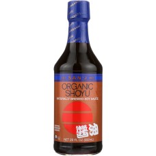 SAN J: Organic Shoyu Brewed Soy Sauce, 20 oz