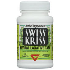SWISS KRISS: Herbal Laxative Tabs, 120 tb