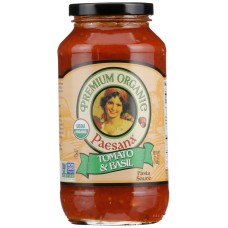 PAESANA: Sauce Tomato and Basil Organic, 25 oz
