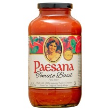 PAESANA: Sauce Tomato Basil Organic, 40 oz