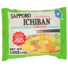 SAPPORO ICHIBAN: Chicken Japanese Style Noodles, 3.5 oz