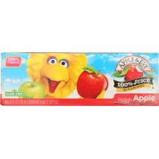 APPLE & EVE: Sesame Street Big Bird Apple Juice 8 Pack, 125 ml