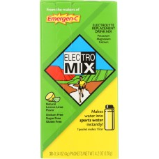 ALACER: Electro Mix Lemon-Lime 30 packets, 0.14 oz (4 g) each