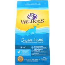 WELLNESS: Dry Chicken Complete Health Cat Food, 2.5 lb