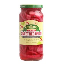 GIULIANO: Onion Strips Sweet Red, 16 oz