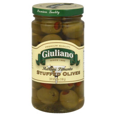 GIULIANO: Martini Pimento Stuffed Olives, 7 oz GIULIANO: Martini Pimento Stuffed Olives, 7 oz