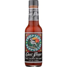 TROPICAL PEPPER: Ghost Pepper Hot Sauce, 5 oz