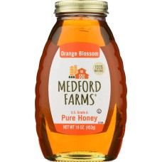 MEDFORD FARMS: Honey Pure Orange Blossom, 16 oz