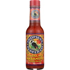 TROPICAL PEPPER: Xxxtra Hot Habanero Pepper Sauce, 5 oz