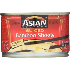 ASIAN GOURMET: Sliced Bamboo Shoots, 8 oz