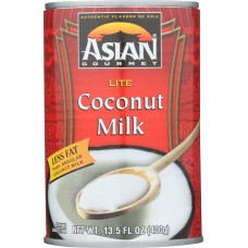 ASIAN GOURMET: Coconut Milk Lite, 13.5 fo