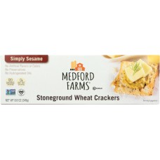 MEDFORD FARMS: Crackers Wheat Sesame, 8.8 oz