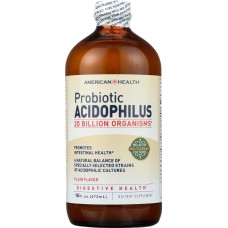 AMERICAN HEALTH: Probiotic Acidophilus Plain, 16 oz