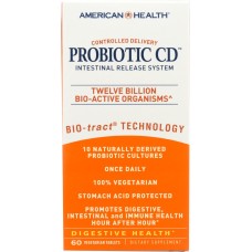 AMERICAN HEALTH: Probiotic CD Intestinal Release System, 60 Veggie Tabs
