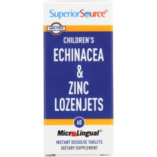 SUPERIOR SOURCE: Children's Echinacea and Zinc, 60 tb