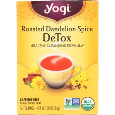 YOGI TEA: Roasted Dandelion Spice Detox, 16 Tea Bags