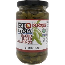 RIO LUNA: Organic Nacho Sliced Jalapenos, 12 oz