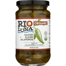 RIO LUNA: Organic Nacho Sliced Jalapeno Peppers, 12 oz