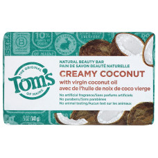 TOMS OF MAINE: Creamy Coconut Soap Bar, 5 oz TOMS OF MAINE: Creamy Coconut Soap Bar, 5 oz