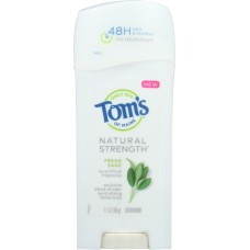 TOMS OF MAINE: Fresh Sage Natural Strength Deodorant, 2.1 oz