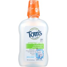 TOMS OF MAINE: Mouth Rinse Fluoride Juicy Mint, 16 oz