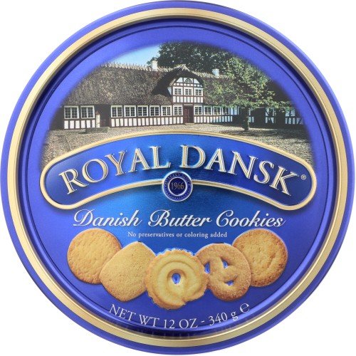 ROYAL DANSK Danish Butter Cookies, 12 oz
