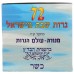 MENORAH: Shabbat Candles 72Pc, 1 ea