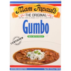MAM PAPAULS: Gumbo Mix with Roux, 3.5 oz