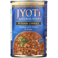 JYOTI: Punjabi Chhole Hot & Spicy Chickpeas, 15 oz