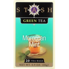 STASH TEA: Green Tea Moroccan Mint 20 Tea Bags, 0.9 oz