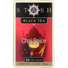 STASH TEA: Black Tea Chai Spice 20 Tea Bags, 1.3 oz