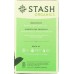 STASH TEA: Organic Premium Green Tea 18 Tea Bags, 1.1 oz